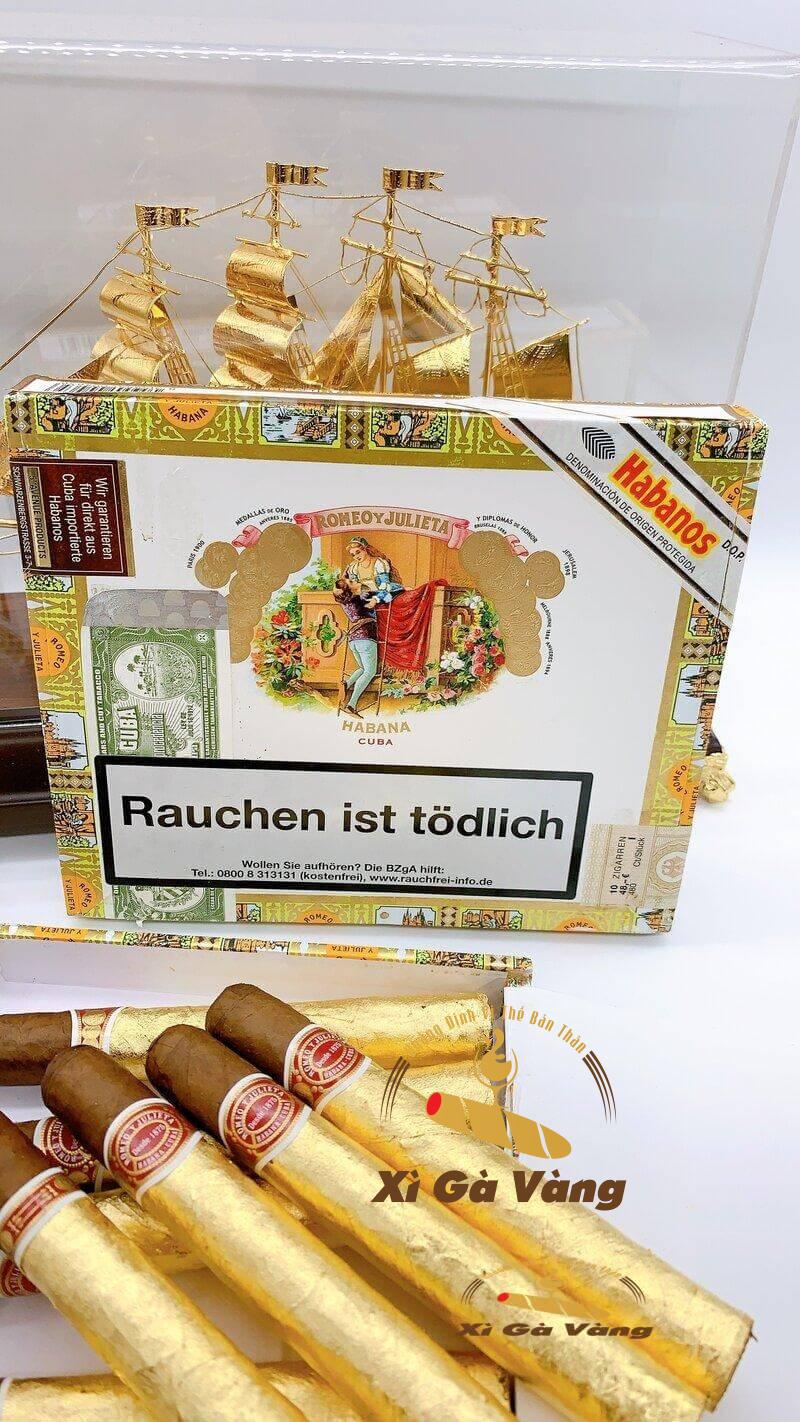 Xì Gà Vàng bán cigar dát vàng giá tốt